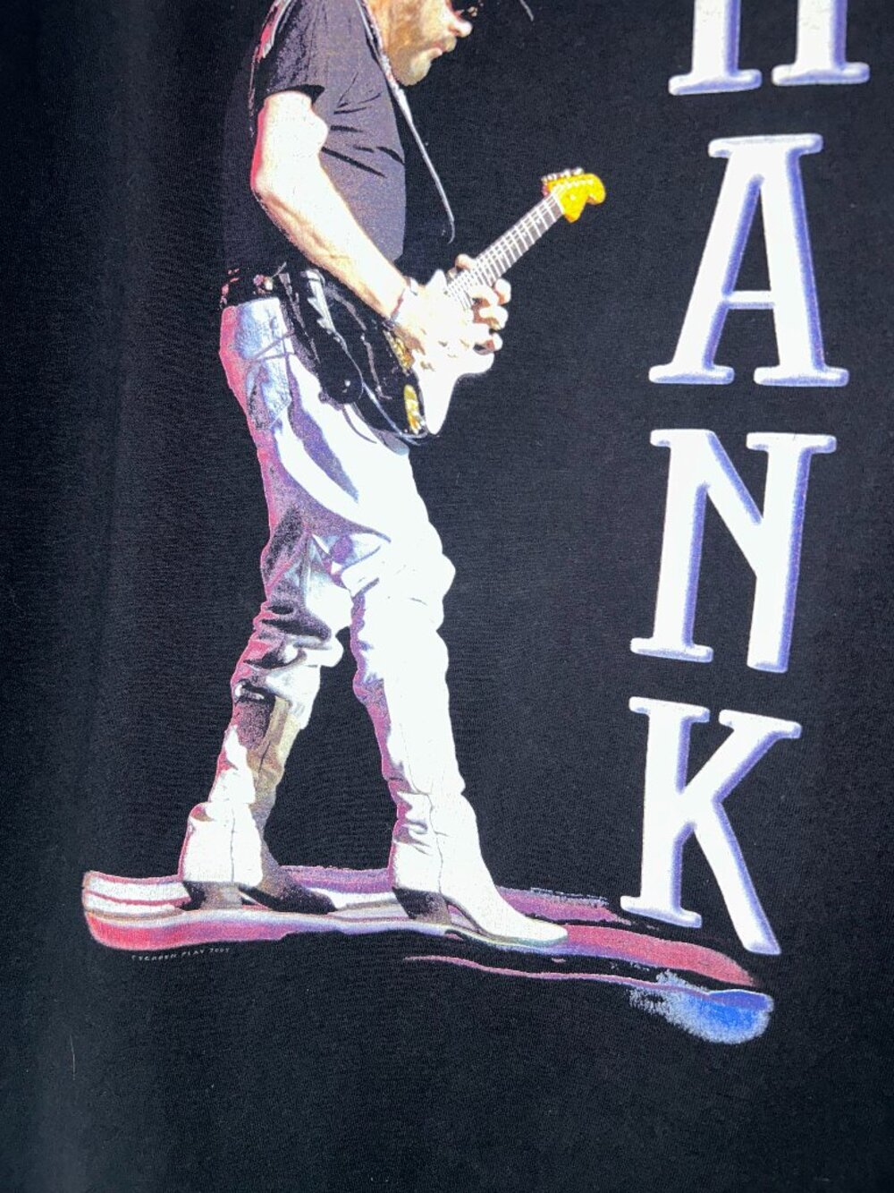 Hank Williams Jr Shirt XL Bocephus Rowdy Frynds Tour 2007 Delta Pro Weight - Picture 3 of 9